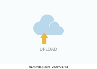 Upload Icon Or Logo Isolated Illustration
