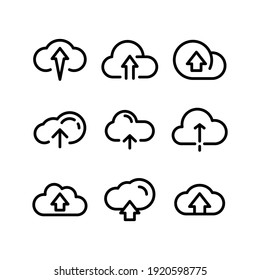 upload icon or logo isolated sign symbol vector illustration - Collection of high quality black style vector icons
