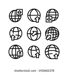 upload icon or logo isolated sign symbol vector illustration - Collection of high quality black style vector icons

