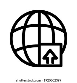 icono de carga o logotipo símbolo de signo aislado ilustración vectorial - iconos vectoriales de estilo negro de alta calidad

