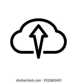 upload icon or logo isolated sign symbol vector illustration - high quality black style vector icons
