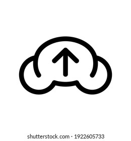 icono de carga o logotipo símbolo de signo aislado ilustración vectorial - iconos vectoriales de estilo negro de alta calidad
