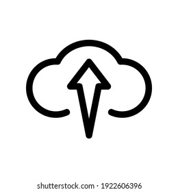 upload icon or logo isolated sign symbol vector illustration - high quality black style vector icons
