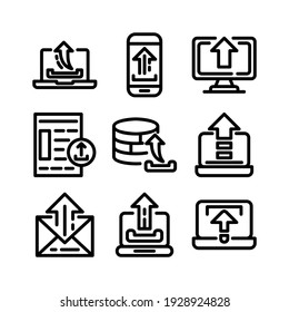 icono de carga o logotipo símbolo de signo aislado ilustración vectorial - Colección de iconos vectoriales de estilo negro de alta calidad
