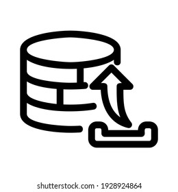 upload icon or logo isolated sign symbol vector illustration - high quality black style vector icons
