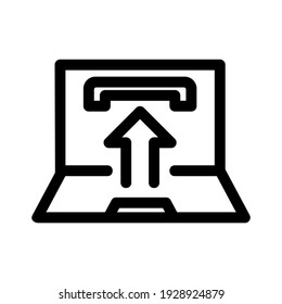 upload icon or logo isolated sign symbol vector illustration - high quality black style vector icons
