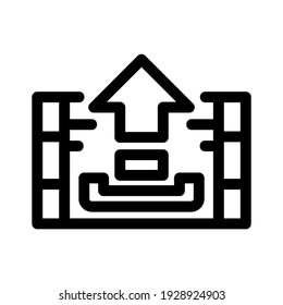 upload icon or logo isolated sign symbol vector illustration - high quality black style vector icons
