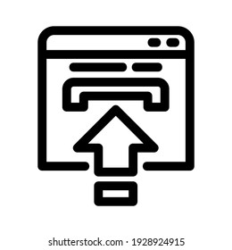 upload icon or logo isolated sign symbol vector illustration - high quality black style vector icons
