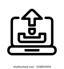 icono de carga o logotipo símbolo de signo aislado ilustración vectorial - iconos vectoriales de estilo negro de alta calidad
