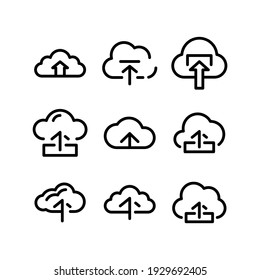 upload icon or logo isolated sign symbol vector illustration - Collection of high quality black style vector icons
