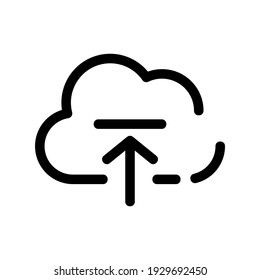upload icon or logo isolated sign symbol vector illustration - high quality black style vector icons
