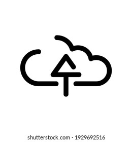 upload icon or logo isolated sign symbol vector illustration - high quality black style vector icons
