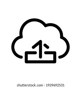 upload icon or logo isolated sign symbol vector illustration - high quality black style vector icons
