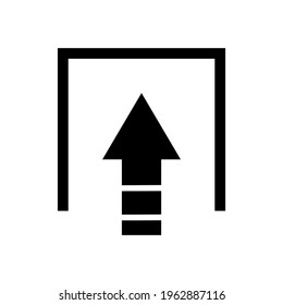 icono de carga o logotipo símbolo de signo aislado ilustración vectorial - iconos vectoriales de estilo negro de alta calidad
