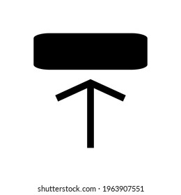 upload icon or logo isolated sign symbol vector illustration - high quality black style vector icons
