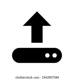upload icon or logo isolated sign symbol vector illustration - high quality black style vector icons
