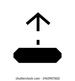 icono de carga o logotipo símbolo de signo aislado ilustración vectorial - iconos vectoriales de estilo negro de alta calidad

