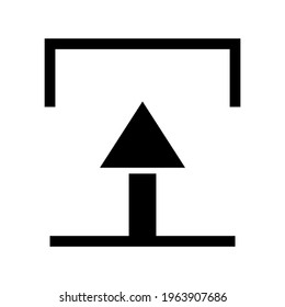 upload icon or logo isolated sign symbol vector illustration - high quality black style vector icons
