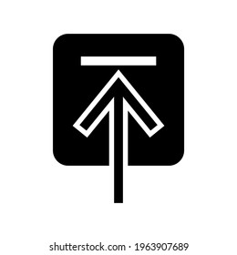 upload icon or logo isolated sign symbol vector illustration - high quality black style vector icons

