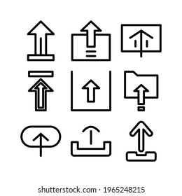 upload icon or logo isolated sign symbol vector illustration - Collection of high quality black style vector icons
