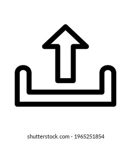 upload icon or logo isolated sign symbol vector illustration - high quality black style vector icons
