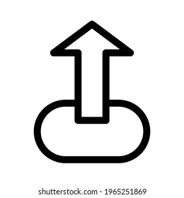 upload icon or logo isolated sign symbol vector illustration - high quality black style vector icons

