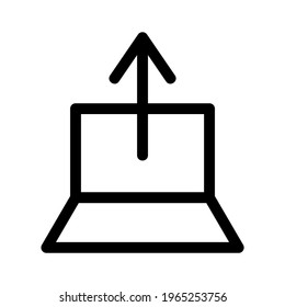 icono de carga o logotipo símbolo de signo aislado ilustración vectorial - iconos vectoriales de estilo negro de alta calidad
