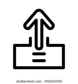 upload icon or logo isolated sign symbol vector illustration - high quality black style vector icons

