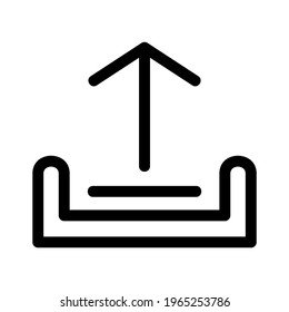 upload icon or logo isolated sign symbol vector illustration - high quality black style vector icons
