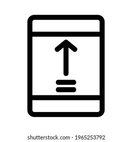 upload icon or logo isolated sign symbol vector illustration - high quality black style vector icons
