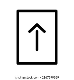 upload icon or logo isolated sign symbol vector illustration - high quality black style vector icons
