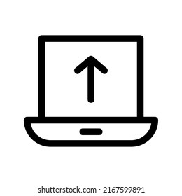 icono de carga o logotipo símbolo de signo aislado ilustración vectorial - iconos vectoriales de estilo negro de alta calidad
