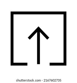 upload icon or logo isolated sign symbol vector illustration - high quality black style vector icons
