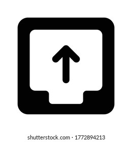 Illustrationsdesign der Symbolvorlage hochladen