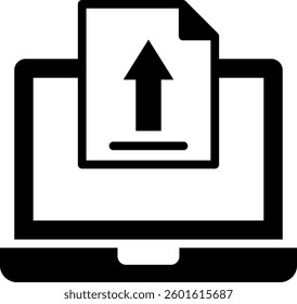Upload Icon Mixed Vector Illustration