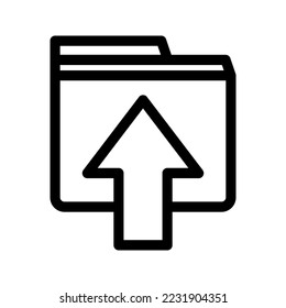 upload icon on white background