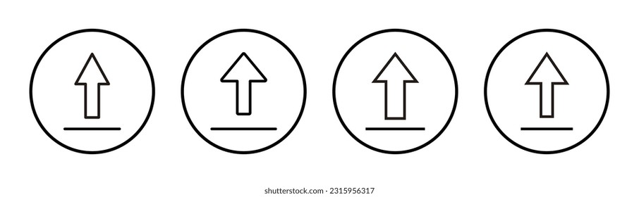 Cargar ilustración de conjunto de iconos. símbolo y signo de datos de carga