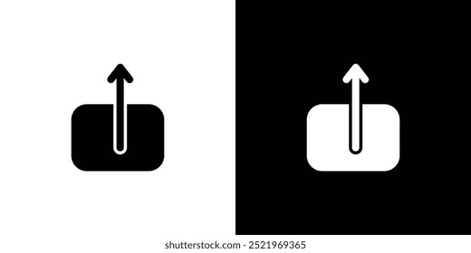 Upload icon set vector illustration