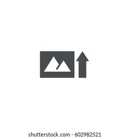 upload icon. sign design