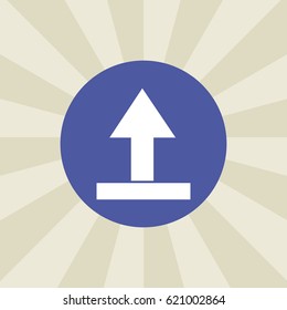 upload icon. sign design. background
