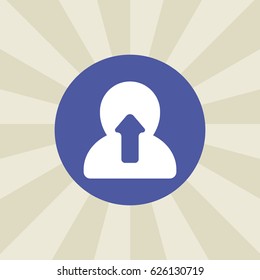 upload icon. sign design. background