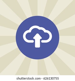 upload icon. sign design. background
