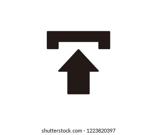 Upload icon sign symbol

