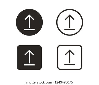 Upload icon sign symbol