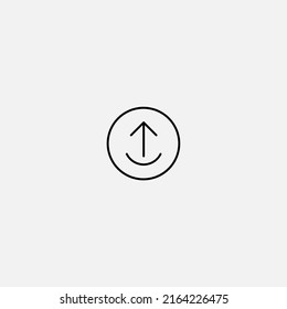 Upload icon sign vector,Symbol, logo illustration for web and mobile
