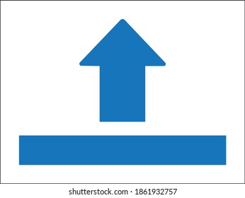 icono de carga ilustración vectorial simple