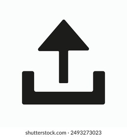 Upload Icon symbol, and vector, Can be used for web, print, and mobile