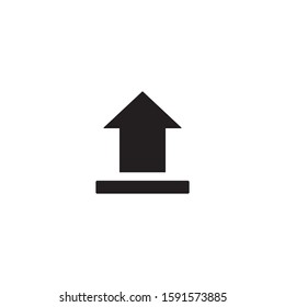 Upload icon symbol vector illustration