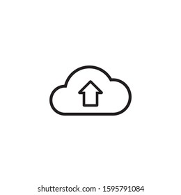 Upload icon symbol vector illustration