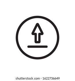 Upload Icon In Trendy  Design Vector Eps 10